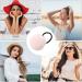 Furry Ball Ponytail Holders Girls' Colorful Pompom Hair Ties - Fashionable Hair Ties for Women And Girls Versatile Ponytail Holders for Dating Parties light pink - Buy Online on GoSupps.com
