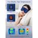 Heated Silk Eye Mask | Cordless USB Heating Pad for Dry Eyes | Rechargeable | Relief for Stye, Blepharitis, Chalazion, Eye Fatigue | Warm Eye Compress for Men and Women (Navy) - Buy Online on GoSupps.com