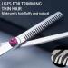 DKDDSSS 4 Pieces Dog Grooming Scissors Pet Grooming Scissors with Safety Round Tip Pet Dog Cat Curved Grooming Shears Scissors Professional Thinning Shears Grooming Comb for Dogs and Cats (Pink) - Buy Online on GoSupps.com