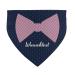 printplanet - Dog scarf with name or text - Scarf for dogs - Layout bow tie - Size L Size L Bow tie