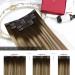 Shop Moresoo Ombre Clip In Extensions | Real Remy Hair Brown to Light Brown 80g 35cm - Perfect for Volume & Length - Buy Online on GoSupps.com