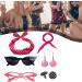 50s Costumes for Women Red Bow Headband and Print Dangle Earrings Set Costume Accessories with Red Bow Headband Vintage Polka Dot Hair Bands Cat Eye Glasses Hot Pink One Size - Buy Online on GoSupps.com