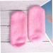 FRCOLOR 2 Pairs Gel Socks Treatment Socks for Foot Care Feet Healing Socks White Cotton Gloves Gel Spa Socks Foot Treatment Socks Ankle Socks Cosmetic Feather Yarn Pink - Buy Online on GoSupps.com