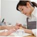 POPETPOP Nail Cups Holder Dish for Acrylic Nails Manicure Nail Cup Manicure Nail Dish Cup Nail Dish Bowl Dappen Dish Nail Tools Nail Dish Cups with Lids Glass Wash Pen Thicken - Buy Online on GoSupps.com