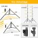 Adjustable 8.5x10ft Backdrop Stand for Parties & Events | Background Support System with Clamps, Clips, Sandbag & Carry Bag - CPLIRIS V2 - Buy Online on GoSupps.com