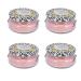 Tyler Pastel Peach 3.4 Ounce Glass Aromatherapy Scented Jar Candle Pack of 4 Bless Your Heart