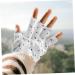 minkissy 10 Pairs UV manicure gloves hand cover nail art protective gloves UV fingerless gloves for women Accessories pattern manicure polyester gloves Nail supplies - Buy Online on GoSupps.com