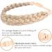 Gledola 5 Strands Synthetic Hair Braid Headband Hair Braided Headband for Women Girl (Honey Blonde) - Buy Online on GoSupps.com