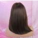 SHIYID Women's Human Hair Wig - Straight Brown Medium Length | Premium Quality & Natural Look - Buy Online on GoSupps.com