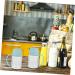 Zerodeko 6 Pcs Condiment Bottles Cooking Oil Dispenser Sugar Jar Oil and Vinegar Jars Condiment Containers Soy Sauce Dispenser Oil Container Vinegar Pot Soy Sauce Bottle Glass Leakproof 13.2X11X7.2CMx3pcs Bluex3pcs - Buy Online on GoSupps.com