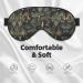 Watercolour Cactus Sleep Mask - Adjustable Soft & Breathable Blindfold for Deep Sleep Relaxation Travel & Meditation - International Shipping Available - Buy Online on GoSupps.com