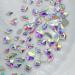 FEIlei 100Pcs Mixed Glass Crystal Hybrid Diamond Rhinestones Nail Art Decorations Drop Rhombus Flatback Stones 3D Gems - Buy Online on GoSupps.com