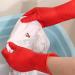 KKRAUS 3 Pairs Cleaning Gloves Non-Slip Durable Rubber Gloves Cleaning Reuseable Household Gloves for Kitchen Cleaning Washing Dish Gloves (Color : Red Size : Large) Large Red - Buy Online on GoSupps.com