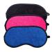 3 Pack Cute Girl's Travel Soft Microfiber Cloth Sleep Mask Eye-Shade Blindfold Nap Cover Eye Mask (3 Random Color)
