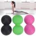 Verdant Touch TPR Massage Ball Set Yoga & Fitness Muscle Relaxation Tool in Black Rose & Green - Buy Online on GoSupps.com