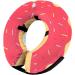 Ducomi Inflatable Dog & Cat Hinges - Pink Donuts for Comfort & Protection - Ideal for Surgical Recovery & Movement Freedom (Large) - Buy Online on GoSupps.com