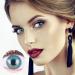 Natural Blue Contact Lenses - Silicone Comfort Novelry Color Jasmine Blue - 1 Pair - -5.00 Diopters - International Shipping Available - Buy Online on GoSupps.com