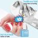 15ML Nail Polish Remover Gel Nail Polish Remover Professional Gel Remover for Nails with Nail File & Nail Polish Scraper Quick & Easy Polish Remover Doesn't Hurt Nails Blue - Buy Online on GoSupps.com