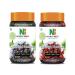 Nature's Bridge Green Mix Mukhwas and Red Mix Mukhwas Homemade Culcatta Meetha Mix Sweet Mukhwas Mix Jar Pack of 2 Each of 300 Gm_Packing May Vary