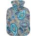 Shop Naanle Paisley Flower Ethno Heat Bottle - Transparent 1L Hot Water Bottle for Bed & Pain Relief | Ideal for Hands & Feet | Heat & Cold Therapy - Buy Online on GoSupps.com
