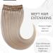 Hetto Tressen Extensions - Real Hair #18/613 Ash Blonde Highlights | 50cm 100g Premium Quality for Naturally Treated Recovery - Buy Online on GoSupps.com