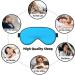 Solid Color Light Blue Eye Mask - Soft Adjustable & Comfortable Sleep Mask for Men & Women | International Shipping - Buy Online on GoSupps.com