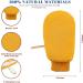 Deep Exfoliating Glove for Shower - Double-Sided Body Scrub Mitt Eco-Friendly Loofah Sponge & Dead Skin Remover - Perfect for Home Spa (Yellow - Buy Online on GoSupps.com