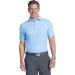IBKUL Men's Athleisure UPF 50+ Icefil Cooling Polo - Charcoal/Lavender Curled Waves (Modern Fit, Size Large) - Buy Online on GoSupps.com