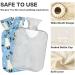 Naanle Siamese Cat Hot Water Bottle with Cover - 2L Large Pain Relief & Therapy | Warm-Up Bag for Bed Hands & Feet - Transparent Design - Buy Online on GoSupps.com