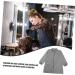 MERRYHAPY Hairstylist Work Clothes Grooming Uniform Pet Grooming Workwear Grooming Clothes Dog Grooming Workwear Grooming Apron Pet Grooming Work Wear Grooming Clothing Nylon Polyester - Buy Online on GoSupps.com