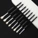 Premium Real Natural Hair Makeup Brush Set Goat Hair Brushes with Washable Organizer Bag for Makeup Artists | International Shipping Available - Buy Online on GoSupps.com