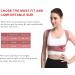 Posture Corrector for Women Gathered Chest Support Back Brace Breathable Adjustable Back Shoulder Straightener Elastic Band (Color : Size : Medium) (Medium) (Large) - Buy Online on GoSupps.com