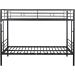 Metal Bunk Bed Full over Full Bunk Bed for Kids Adults Twin-Over-Twin Bunk Bed with Metal Frame and Ladder Bunk Bed Twin Over Twin Bunk Beds Metal Twin Size Bunk Beds Frame No Box Spring Needed(A Full A - Buy Online on GoSupps.com