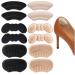 Heel Pads for Shoes Heel Inserts Heel Grips for Womens Men Shoes Too Big Heel Cushion for Loose Shoe Liner Filler Insoles Make Shoe Fit and Comfort Stop Heel Slip Rub Blister (Beige+Black(6 Pairs))