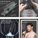 Favrison Hair Clippers for Men Automatic Vacuum Professional Cordless Hair Clippers Waterproof & USB Rechargeable Hair Cutting Kit Hair Trimmer with Magnetic Storage Bin - BLACK - Buy Online on GoSupps.com