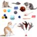 QUOZUO 26 pcs Kitten Toys Cat Toys Cat Toys Variety Pack for Kitty Cat Wand Toy Cat Feather Toys Cat Balls with Bells Cat Mouse Toy Catnip Toys for Indoor Cats - Buy Online on GoSupps.com