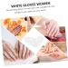 minkissy 15 Pairs Overnight Moisture Gloves Lotion Gloves Overnight Dry Hands Driving Jewelry Inspection Gloves Hydrating Gloves Running Diving Cutting Cotton Women's Moisturizing White - Buy Online on GoSupps.com