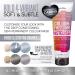 Colour-Freedom Gloss Pro Misty Grey Semi-Permanent Hair Colour - Ultra-Vibrant Vegan Mask | PurePlex Formula | Ammonia-Free | 6-10 Washes | 150ml - Buy Online on GoSupps.com