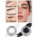 Gorvalin Black and White Gel Eyeliner Set with Brushes - Waterproof 2-in-1 Cream Eyeliner & Eyebrow Gel Kit - Buy Online on GoSupps.com