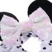 JIAHANG Velvet Mouse Ear Hair Scrunchies Dot Costume Sequins Bow 4 Pack - Elastic Hair Tie for Girls Women (Color E) - Buy Online on GoSupps.com