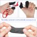 TIESOME 12 PCS Cut Resistant Finger Cots - Reusable Anti-Slip Protectors for Kitchen Work and Sculpture Supplies - Buy Online on GoSupps.com
