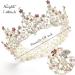 Baroque Crystal Wedding Crown - Gold Bridal Tiara for Women and Girls - Buy Online on GoSupps.com