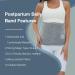 Postpartum Belly Band & Abdominal Binder | Back Pain Relief & C-section Recovery Belt for Men & Women - Medium/Large - Buy Online on GoSupps.com