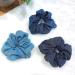 Denim Hair Scrunchies Set for Girls - 3 Pcs Hair Tie Ponytail Holders JW011 - Buy Online on GoSupps.com