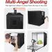 Aureday 20x20'' Dimmable Photo Studio Light Box for Product Photography - Professional Shooting Tent with 80 LED Lights and 5 Backdrops - Buy Online on GoSupps.com