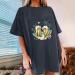 Women's Solid Beer Festival Printing Loose and Comfortable Large Fashion T Shirt Top Plus Size Silk Camisoles for Dark Gray X-Large - Buy Online on GoSupps.com