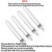 XICHEN 4PCS 9W UV 365nm Lamp Bulb Tube Set for Nail Art Dryer UV Lamp Replacement - Buy Online on GoSupps.com