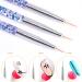 Clear Nail Stamper & Nail Art Liner Brush - Perfect for French Tips & Nail Design | Jelly Nail Stamp for Creative Nail Art - Buy Online on GoSupps.com
