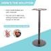 Rotating Medal Display Rack - Sturdy Rotatable Holder for 24+ Medals | Adjustable Stand, Anti-Scratch Bottom - Buy Online on GoSupps.com