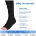 LighSele 2 Pairs Zipper Compression Socks 15-20 mmHg | Open Toe | Multicolor | Large-X-Large - Buy Online on GoSupps.com